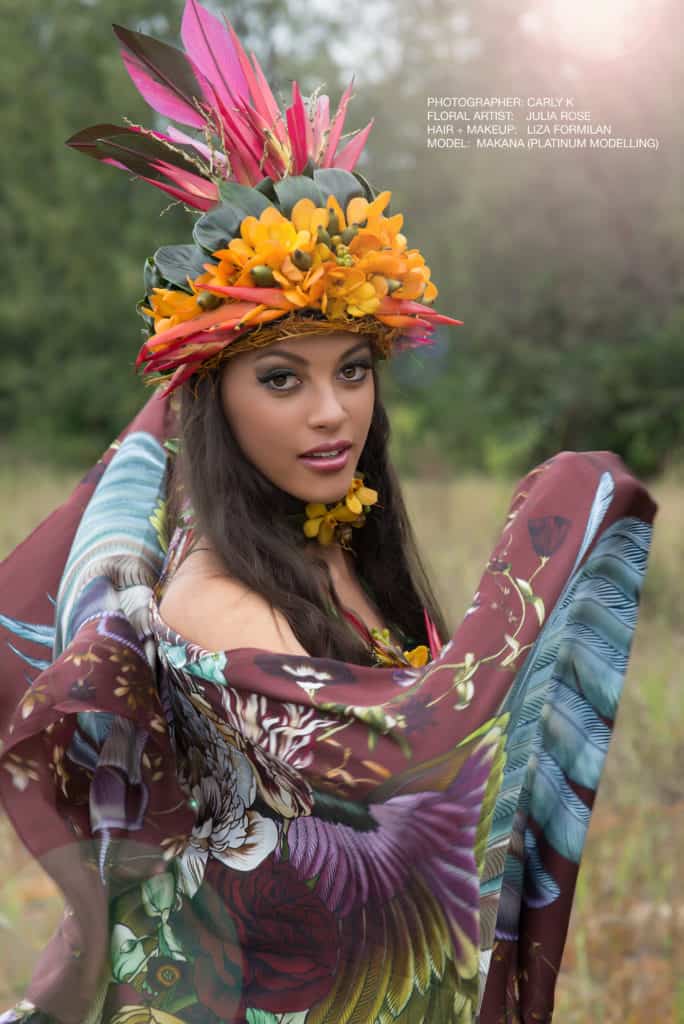 Tropical Flower Crown - Flowers by Julia Rose - Carly K Orchids Shovava