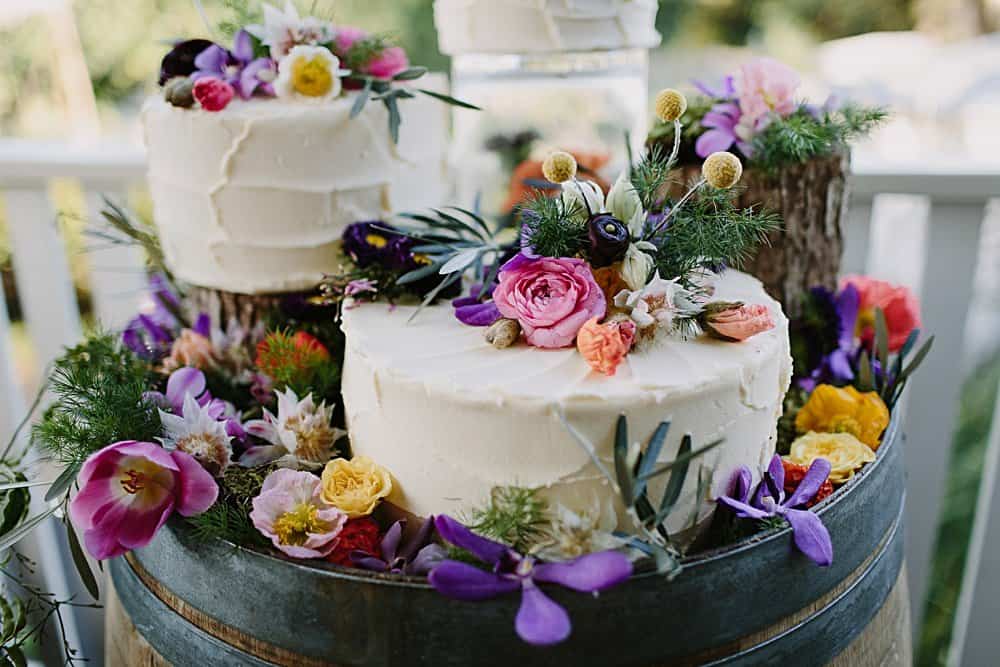 Flowers By Julia Rose - Harvest Newrybar Wedding - cake flowers
