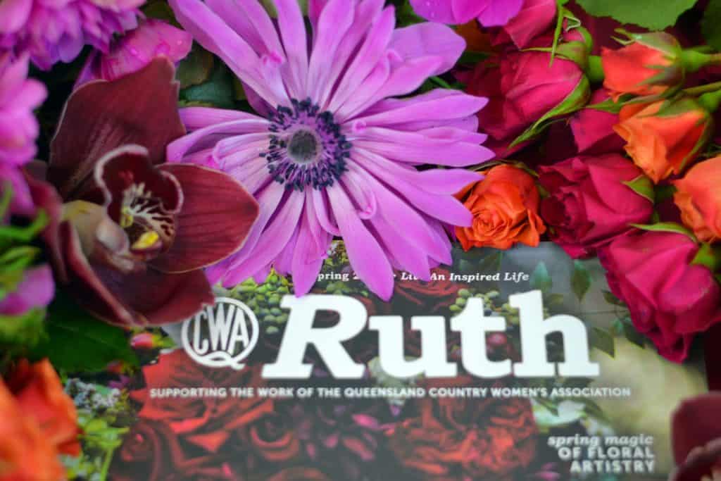 RUTH magazine - FLOWERS BY JULIA ROSE - CWA - Spring edtion - COVER