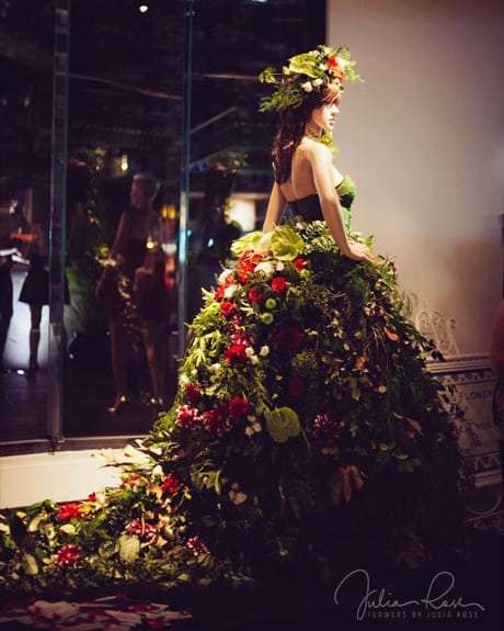 Media launch Fresh Floral Gown Qt Gold Coast fashion week 2013. Julia Rose - Designer